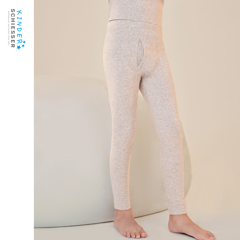 舒雅男女童棉质保暖裤