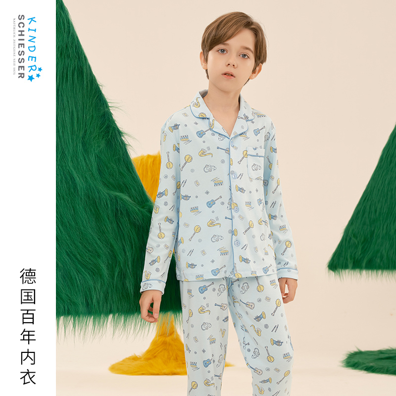 棉莫代尔卡通秋季家居套装