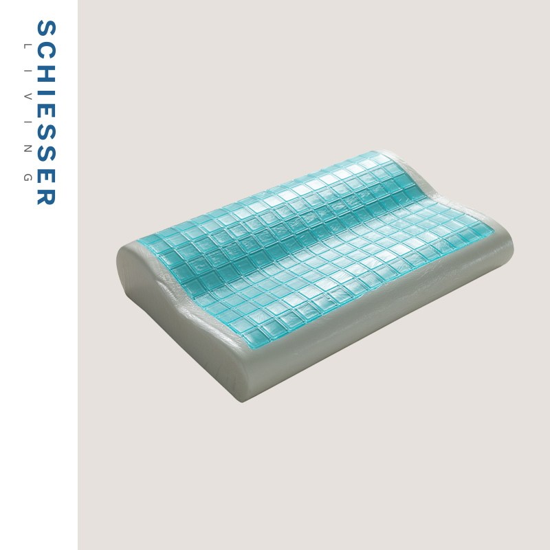 SCHIESSER LIVING舒雅生活亲肤凝胶记忆棉枕芯高低款枕头