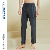 纯棉家居裤 亲肤宽松透气大码 睡裤 SCHIESSER舒雅男士 可外穿长裤