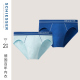 2条装 20085S 中腰三角内裤 SCHIESSER舒雅Becover男士 棉质透气大码