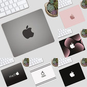 苹果小号天然橡胶游戏鼠标垫锁边电脑键盘书桌垫办公防滑小号桌垫