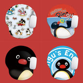 pingu护腕垫硅胶笔记本电脑键盘手托办公家用游戏防滑鼠标垫腕托