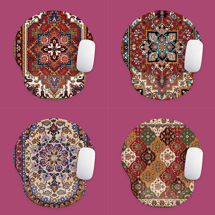 异域风格鼠标垫护腕手腕软硅胶游戏垫办公笔记本立体键盘垫护腕垫