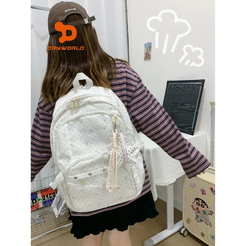 DRYWORLD星星波点大容量双肩包