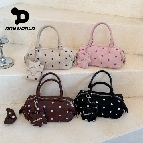 DRYWORLD2026波点新款波士顿包