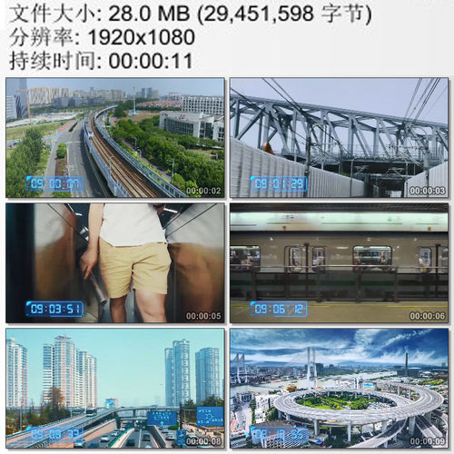 繁忙交通背后 北斗卫星调度着整个城市的公共交通 高清视频素材