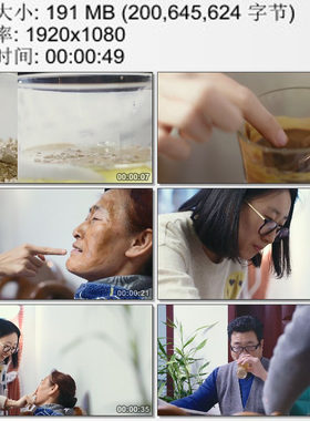 孝顺女孩为妈妈敷面膜 用三七粉为爸爸做饮料 家庭 实拍视频素材