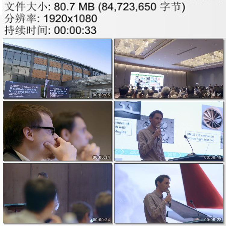 世界3D打印年会 国际高科技术会议在中国上海召开 实拍视频素材