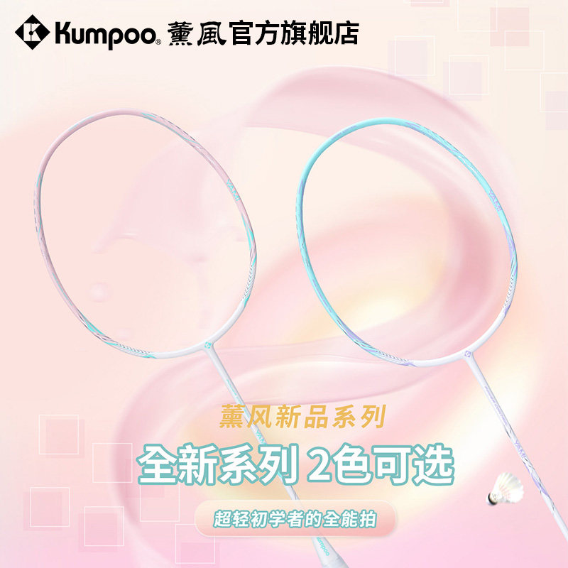 薰风新手羽毛球拍耐打入门训练羽球拍学生熏风羽拍家庭娱乐羽球拍