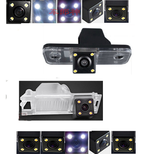 IX45全新胜达CCD高清夜视LED倒车摄像头影像 名驭 I30 现代IX35