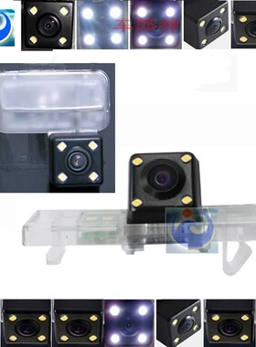 CCD高清夜视LED灯 标致206 207 307 407专用倒车影像倒车摄像头