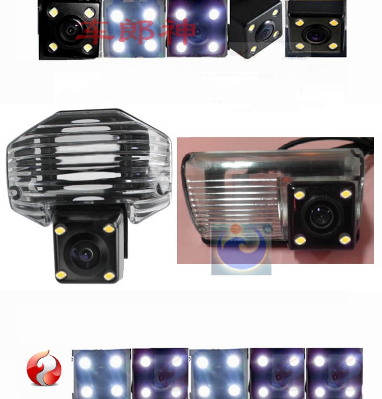 卡罗拉 花冠 新普拉多霸道超高清LED夜视倒车摄像头CCD影像后视