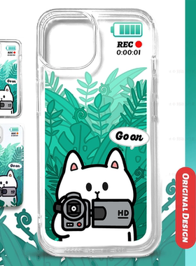 别动小行星｜DV猫原创iPhone14手机壳13promax16亚克力个性潮可爱复古适用苹果15xs华为mate60pro小米vivo