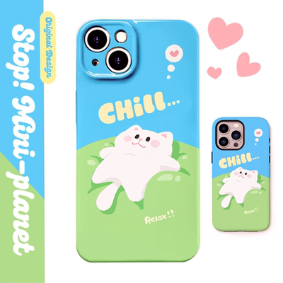 别动小行星｜chill猫原创iPhone14手机壳13promax12亚克力防摔个性潮可爱适用苹果15xs华为mate60pro小米vivo