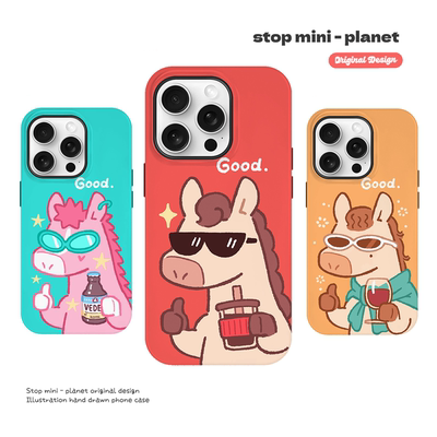 别动小行星马三帅原创iPhone17手机壳16promax14亚克力防摔个性潮可爱适用苹果15xs华为mate60pro小米vivo