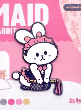 别动小行星女仆兔原创金属徽章