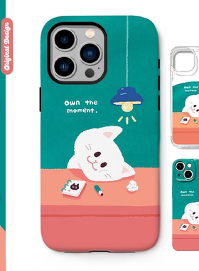 别动小行星趴桌猫原创iPhone16手机壳17promax14亚克力防摔个性潮可爱适用苹果15xs华为mate60pro小米vivo