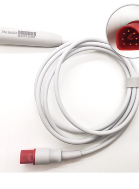 适用于飞利浦母婴胎儿监护仪FM20/FM30胎监打标器红色接头8针