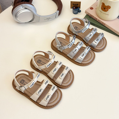 韩版儿童公主凉鞋2025夏季新款软底防滑沙滩鞋小童女孩休闲凉鞋潮