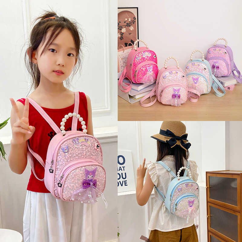 书包幼儿园女童可爱卡通亮片儿童双肩包女孩1-3岁潮迷你小童背包