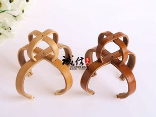 百灵画眉抛光抓（鹩哥靛颏红子鸟笼抛光紫竹笼爪高档平顶配件）