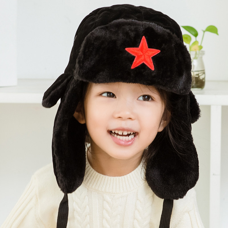 秋冬季儿童户外保暖雷锋帽防风护耳滑雪棉帽宝宝东北帽子女防寒男,童装/婴儿装/亲子装,帽子,淘宝优惠券,粉丝福利购,淘宝优惠卷