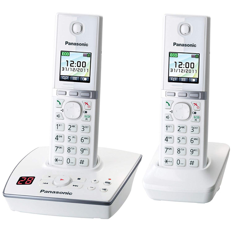 100%德国代购进口Panasonic KX-TG8062GW数字无绳子母机电话机