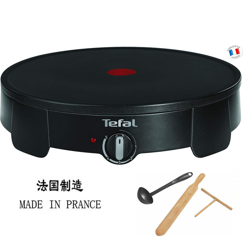 100%德国原装进口Tefal特福PY7108温控不粘电饼铛煎饼机35cm1500W
