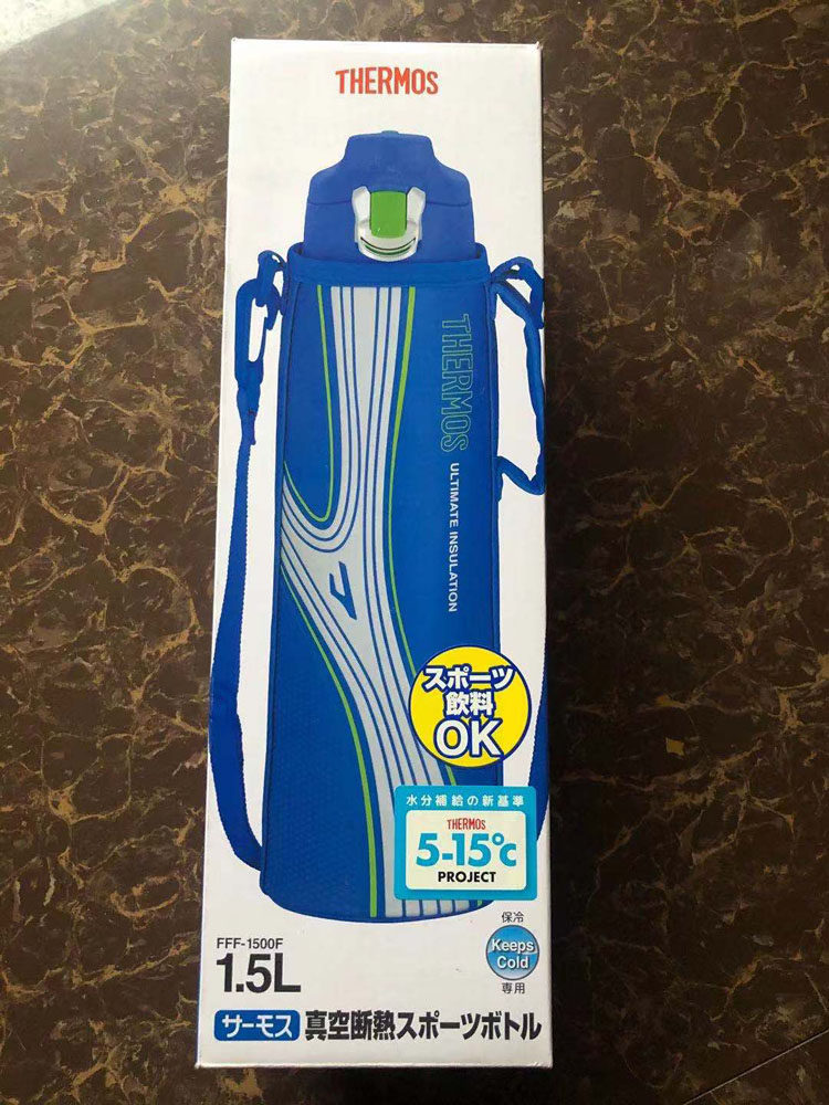 100%日本代购进口THERMOS膳魔师FFF-1000F BK保冷保温水杯现货