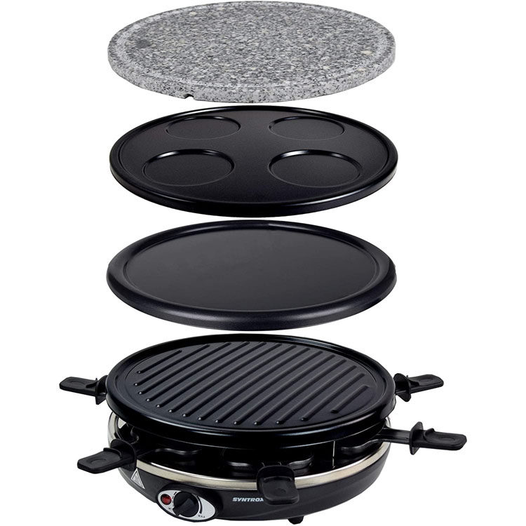 100%德国代购进口syntrox germany luzern5合1电饼铛烧烤炉30cm