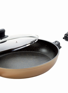 100%德国代购进口STONELINE®Servierpfanne黄金版平底锅炒锅32cm