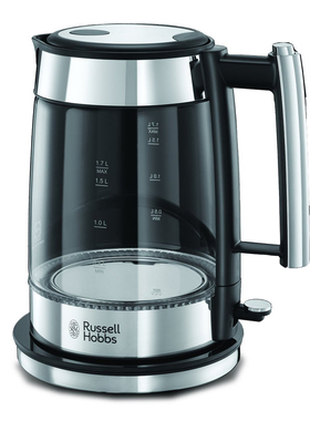 100%德国代购进口Russell Hobbs 23830-70 耐热玻璃电热水壶现货