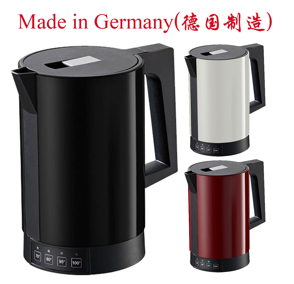 100%德国原装进口ritter/里特fontana5不锈钢温控电热水壶现货