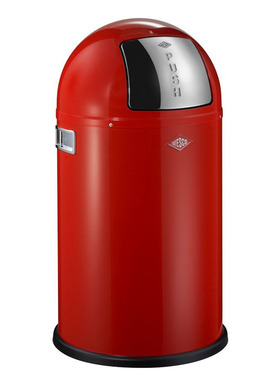 100%德国代购进口Wesco威士克骑士不锈钢触摸式圆柱形垃圾桶22L