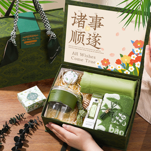 女伴娘实用小礼品伴手礼盒赠品小众高级生日礼物结婚礼活动小风扇