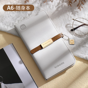 小巧迷你日记本简约ins风日记本定制logo刻字 精致A6高颜值随身笔记本小本子高级感白色便携随手记2025年新款