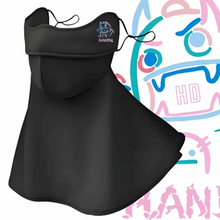 国潮小怪兽男卡通可爱春秋高街全脸防晒防紫外线男女情侣定制面罩