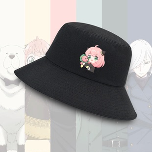 间谍过家家动漫周边次子阿尼亚情侣同款秋冬男定制防晒盆帽渔夫帽