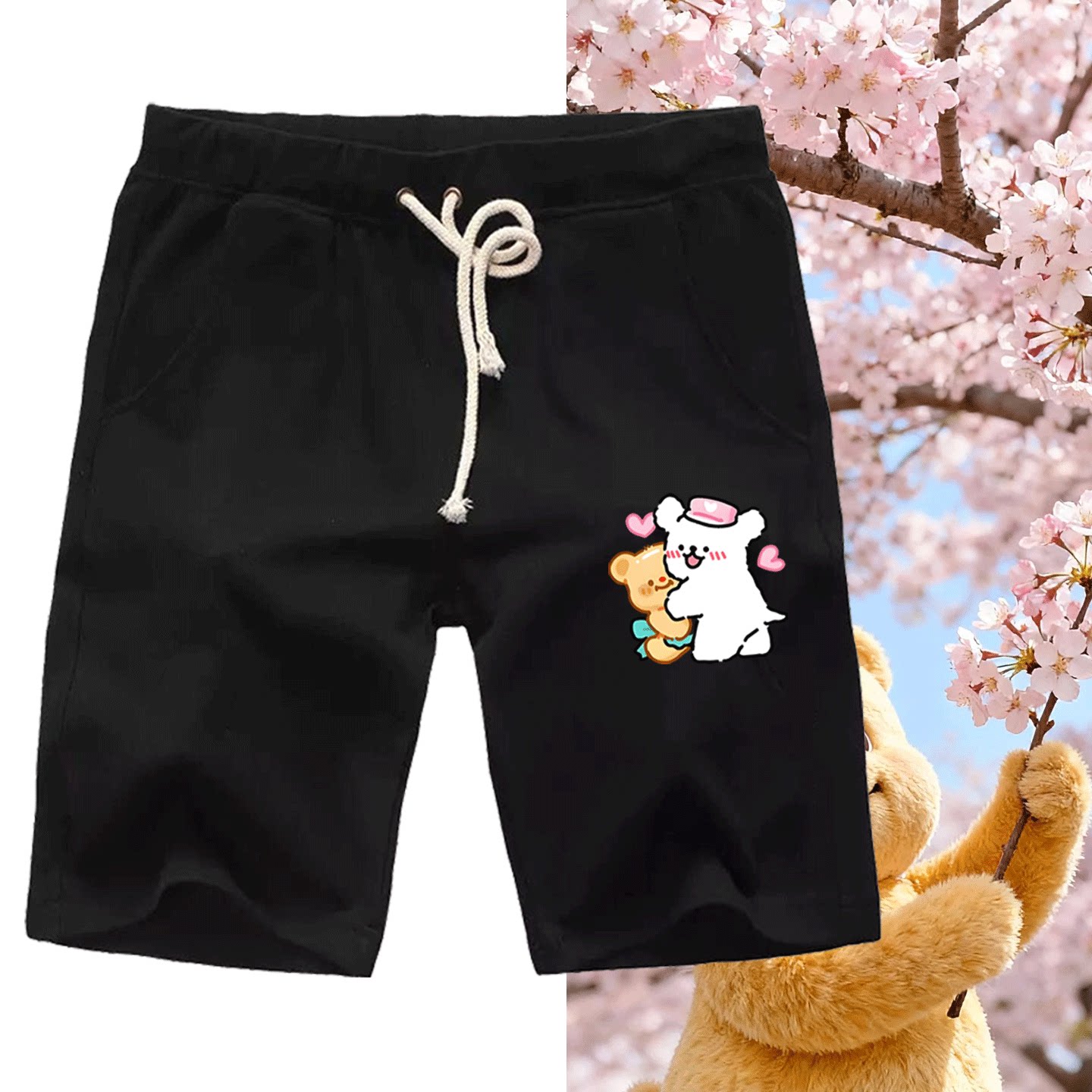可定制夏季休闲五分运动休闲短裤