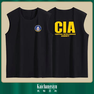 中央情报局cia特工探员电影t恤衫