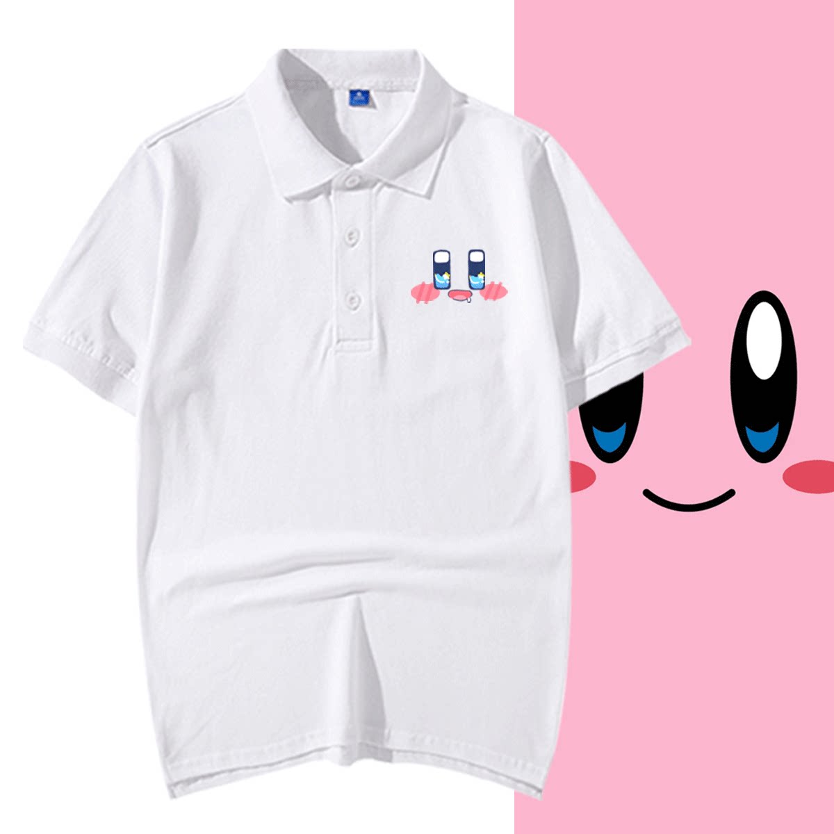 动漫夏纯棉定制男短袖T恤POLO衫