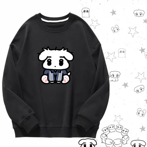 定制情侣打底休闲圆领卫衣