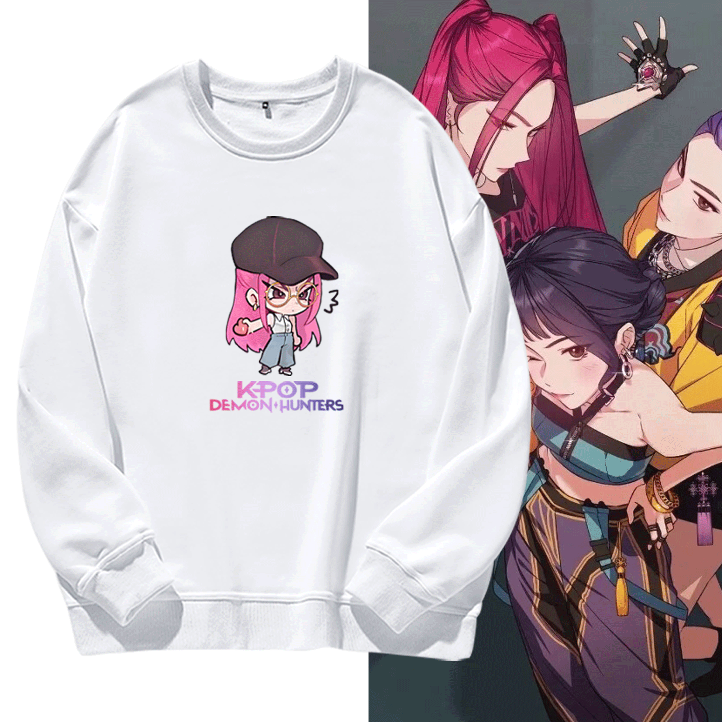 情侣可定制套头衫圆领卫衣