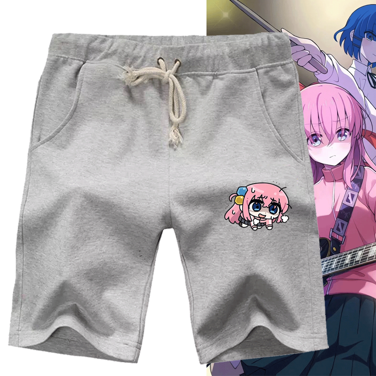 二次元动漫男女定制五分裤夏短裤