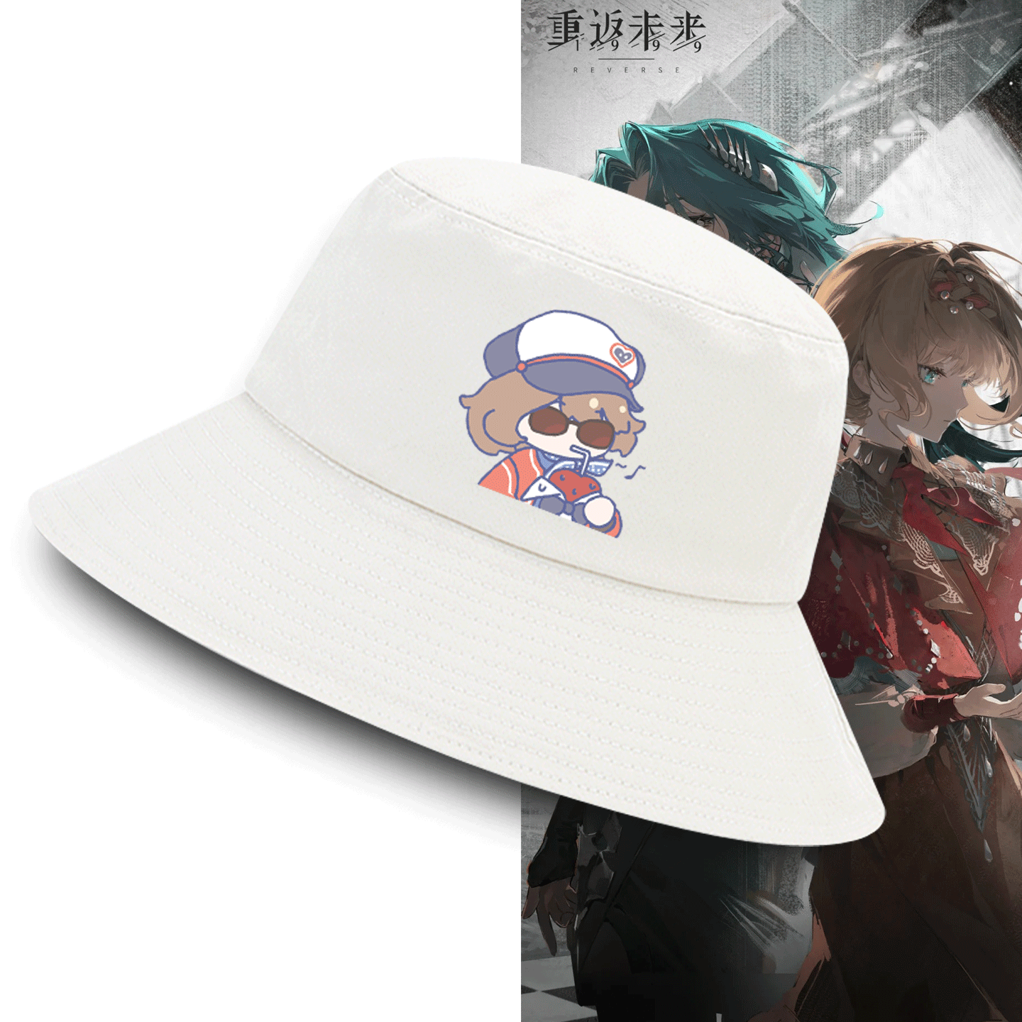 可定制盆帽遮阳二次元渔夫帽