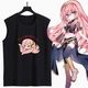 巡音流歌章鱼luka女王Q版 背心 无袖 可爱二次元 休闲可定制男女T恤衫