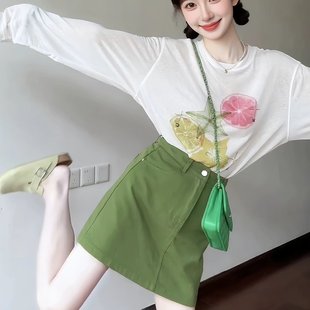 裙 巨好看 掐腰连衣裙女法式 慵懒松弛感秋季 穿搭绝美漂亮两件套装