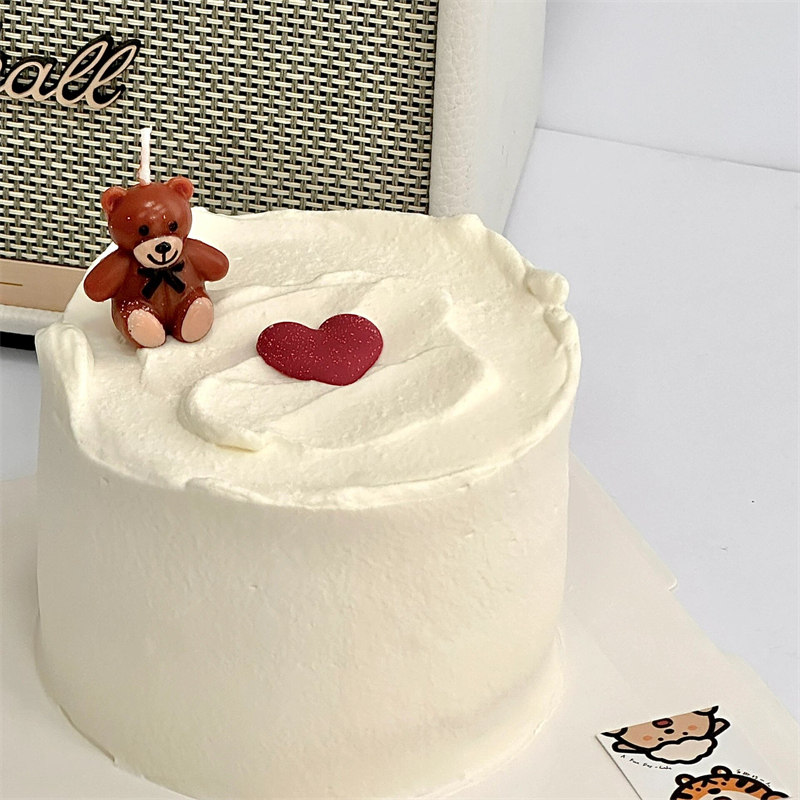 ins小熊蜡烛蛋糕韩国可爱卡通生日儿童派对烘焙装扮插件布置装饰,节庆用品/礼品,蜡烛,淘宝优惠券,粉丝福利购,淘宝优惠卷