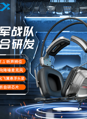 西伯利亚S31头戴式游戏耳机电脑电竞耳麦有线声卡7.1音效吃鸡打瓦